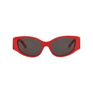 Balenciaga Cat Eye-Frame Recycled Acetate Sunglasses Red Womens